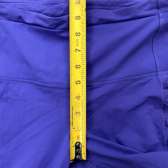 Lululemon Leggings Women 8 Breezy Crop Iris Flower Activewear Athleisure Workout - Picture 5 of 15